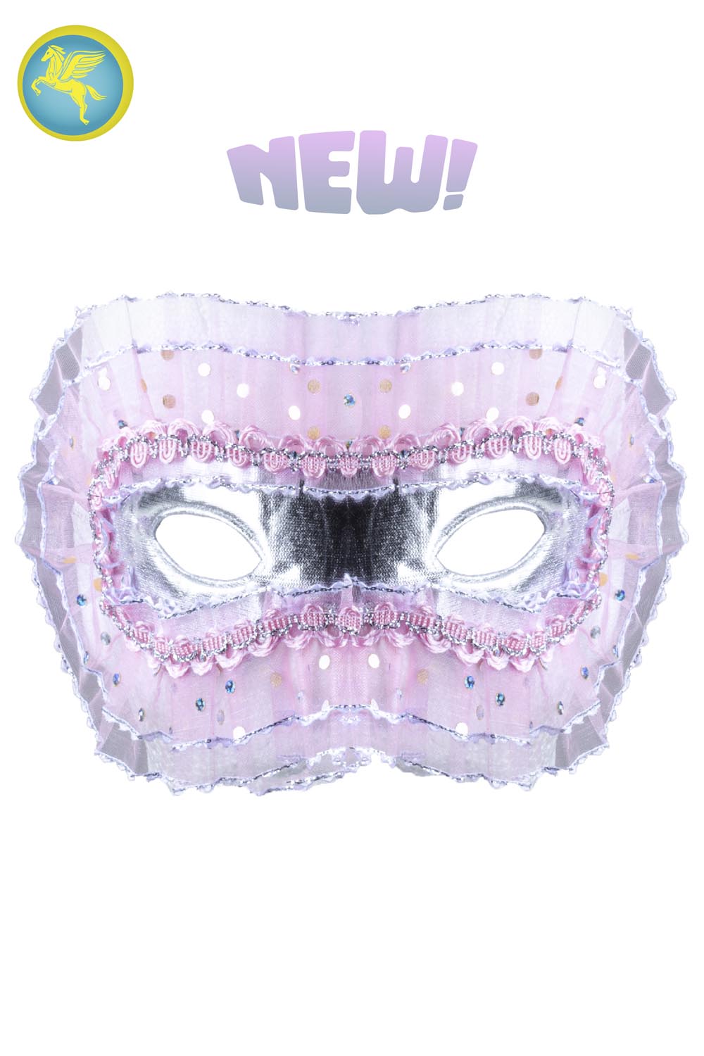 MASCHERA ARTIGIANALE ROSA